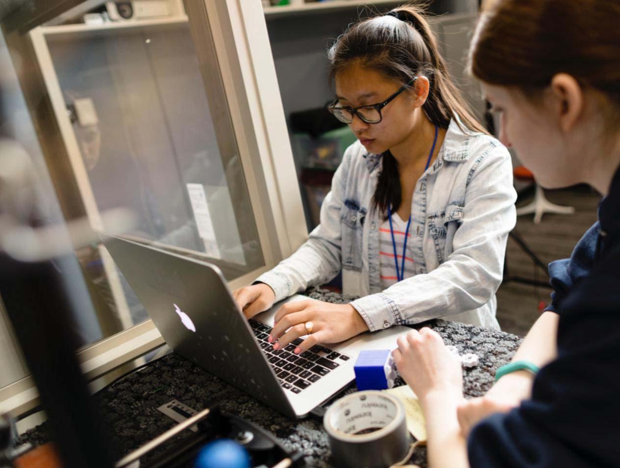 Students in lab